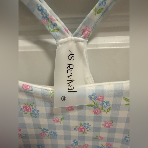 NWOT As Revival Active Spirit Gingham Dress - Size Small - Picture 3 of 4